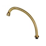 Bec col de cygne diam�tre 18 mm vieux bronze pour m�langeur �vier tiffany