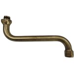 Bec par dessous en 20x27 paini france finition vieux bronze pour m�langeur d'�vier mural