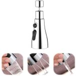 Bec de robinet pivotant � 360�, 3 modes, �crou de conversion, rondelle, bague d'origine, accessoires ...