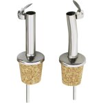 Becs verseurs 2 pcs, une bouche droite et une bouche courbe verseur huile d'olive pour spiritueux / ...