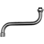 Paini france robinetterie - bec verseur 20x27 pour m�langeur d'�vier mural tiffany 1860ns, longueur 220 ...