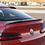 Becquet de capot pour bmw x4 g02 � partir de 11 / 2018 - noir brillant