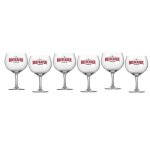 Beefeater - lot de 6 verres piscine 50 cl - hauteur 19, 2 cm - neufs