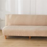 Beige, 3 places housse de canap� sans accoudoir �lastique canap� 2 / 3 places, seersucker housse de clic ...