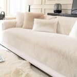 (beige, 90 x 160 cm) housse de canap� d'angle 3 / 2 / 4 / 1 places housses canape velours universelle ...