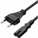 Beijiyi - 1. 5m cble d'alimentation du chargeur 2 prong pour microsoft surface go / laptop / book, surface ...