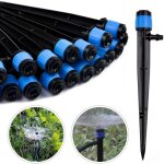 Beijiyi - 100 pices goutteur d'irrigation, adjustable micro sprinkler pour 1 / 4 (4 - 6mm) tube d'irrigation, ...