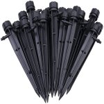 Beijiyi - 100pcs goutteur irrigation, rglable de tuyau systme d'arrosage, automatique goutte  goutte, ...