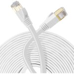 Beijiyi - 10m cble ethernet plat, cat7 cble rseau avec plaqu rj45, compatible avec cat6 / cat5, cable ...