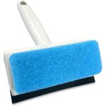 Beijiyi - 2 en 1 brosse de nettoyage, raclette de fentre avec ponge, outils de nettoyage pour miroirs, ...