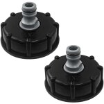 Beijiyi - 2 pi�ces ibc bouchon de r�servoir, s60x6 ibc raccord / bouchon mamelon, 1 / 2' diam�tre de ...