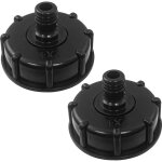 Beijiyi - 2 pi�ces ibc bouchon de r�servoir, s60x6 ibc raccord / bouchon mamelon, 3 / 4' diam�tre de ...