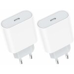 Beijiyi - 20w 2 - pack usb c rapide chargeur, usbc prise type c secteur mural alimentation adaptateur ... Beijiyi - 20w 2 - pack usb c rapide chargeur, usbc prise type c secteur mural alimentation adaptateur ...
