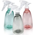 Beijiyi - 3 pices vaporisateur vide 500 ml, rechargeable gchette en plastique flacon pulvrisateur, ...