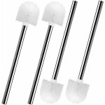 Lot de 4 brosses wc, brosse pour tabouret de 8 cm de diamtre, balai de nettoyage des toilettes avec ...