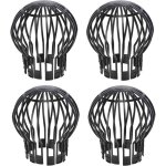 Beijiyi - lot de 4 crapaudines pour gouttire d'environ 13, 2 x 14, 5 cm (diamtre x hauteur)