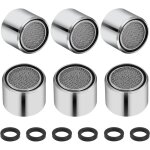 Beijiyi - 6 pi�ces mousseur robinet m22, a�rateur de robinet en acier inoxydable, filtre eau robinet ...