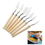Beijiyi - lot de 7 couteaux à peinture peinture à l'huile spatule peinture acrylique couteau de peintre ... Beijiyi - lot de 7 couteaux à peinture peinture à l'huile spatule peinture acrylique couteau de peintre ...