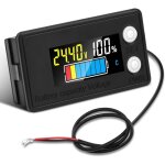 Beijiyi - capacit de la batterie 12 v, 24 v, 36 v, 48 v, 60 v, 72 v, 84 v, indicateur de batterie dc7 ...