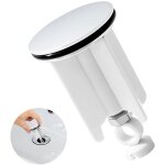 Beijiyi - bouchon evier cuisine, 40mm de remplacement pour bonde de lavabo de salle de bain, bonde douche ...