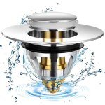 Beijiyi - bouchon lavabo universel bonde de lavabo acier inoxydable popup avec 2 joints pour 32 et 38 ... Beijiyi - bouchon lavabo universel bonde de lavabo acier inoxydable popup avec 2 joints pour 32 et 38 ...