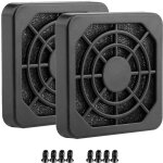 Beijiyi - cache de fenteavec vis et couvercle de ventilateur avec filtre � poussi�re ultra fin (2 bo�tes ...