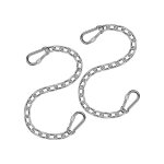 Chane en acier inoxydable, chane de chaise avec mousqueton, convient pour chaise, sac de sable, balanoire ...