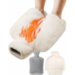 Chauffe pied, 2l bouillotte pieds non électrique avec housse en peluche semelle antidérapante durable, ... Chauffe pied, 2l bouillotte pieds non électrique avec housse en peluche semelle antidérapante durable, ...