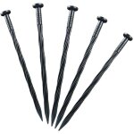 Beijiyi - clous bordure de gazon, tuteur tomate, 25pi�ces piquets d'ancrage de jardin en plastique clou ...