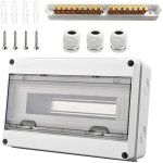 Beijiyi - coffret electrique etanche, coffret electrique etanche exterieur ip65 15 modules, avec 7 bornes, ... Beijiyi - coffret electrique etanche, coffret electrique etanche exterieur ip65 15 modules, avec 7 bornes, ...