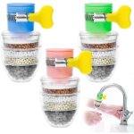 Beijiyi - filtre robinet anti calcaire 3 pièces filtre à eau potable pour cuisine, Évier et salle de ... Beijiyi - filtre robinet anti calcaire 3 pièces filtre à eau potable pour cuisine, Évier et salle de ...