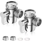 Beijiyi - inverseur de douche, 2 pices chrom diverter antirouille durable, rechange laiton inverseur ...