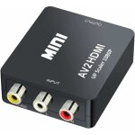 Mini av rca cvbs vers hdmi vido audio convertisseurs adaptateur support 720 1080p pour camra, xbox ...