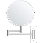 Beijiyi - miroir grossissant mural extensible et pivotant  360 - grossissement x5 ? 22 x 20, 7 cm - ...