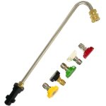 Beijiyi - outils nettoyage gouttire pour karcher k2 k3 k4 k5 k6 k7, nettoyeur haute pression, extension ...