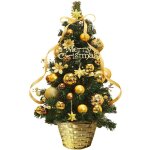 Beijiyi - petit sapin de nol artificiel, arbre de nol artificiel de table de 55cm avec ornements d'accessoir ...