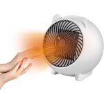 Beijiyi - radiateur soufflant, 500w radiateur de portatif, chauffe rapide, protection contre la surchauffe ...