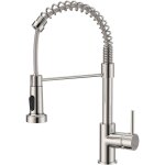Beijiyi - robinet cuisine, mitigeur cuisine avec douchette pivotant  360 d'vier  arc lev pulvrisateur ...