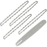 Longueur de guide - chaîne 35 cm avec 4 chaînes de tronçonneuses, 52 maillons / entraineurs, pas de 3 ... Longueur de guide - chaîne 35 cm avec 4 chaînes de tronçonneuses, 52 maillons / entraineurs, pas de 3 ...