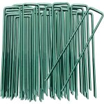 Beijiyi - sardines de fixation, 50 pcs verte piquet ancrage, agrafe toile paillage pour bloquer les couvre ... Beijiyi - sardines de fixation, 50 pcs verte piquet ancrage, agrafe toile paillage pour bloquer les couvre ...