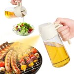 Beijiyi - spray huile cuisine, 470ml vaporisateur huile 2 en 1 pulverisateur huile cuisine, pulv�risateur ...