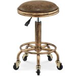 Tabouret bar vintage, tabouret roulettes, 360 tabouret bar pivotant, 50 - 64cm, tabouret coiffure tabouret ...