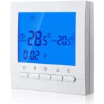 Beijiyi - thermostat numrique chauffage connexion 2 fils avec programmation 6 jours ouvrables et 2 priodes ...