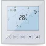 Beijiyi - thermostat wifi chauffage au sol eau 3a alexa google assistant compatible, thermostat connect ...