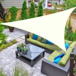 Beijiyi - voile d'ombrage impermable triangulaire 3x3x3m toile ombrage uv protection pour terrasse jardin ...