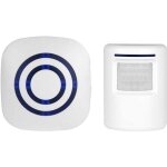 Promotion beilan sonnette sans fil kit de carillon de porte electrique avec 1 rcepteur et 1 dtecteur ...