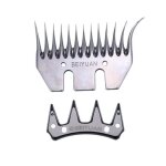 Beiyuan lame tondeuse 13 dents courb�es pour tonte mouton ch�vre alpaga b�tail en acier inoxidable