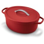 Beka - cocotte ovale rouge 31 cm 6 l