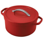 Beka - plume cocotte ronde rouge 24cm 4l5