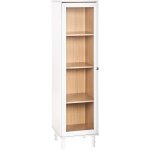 Beliani - armoire � vitrine d�corative scandinave en bois d'ing�nierie buffet meubles de salle � manger ...